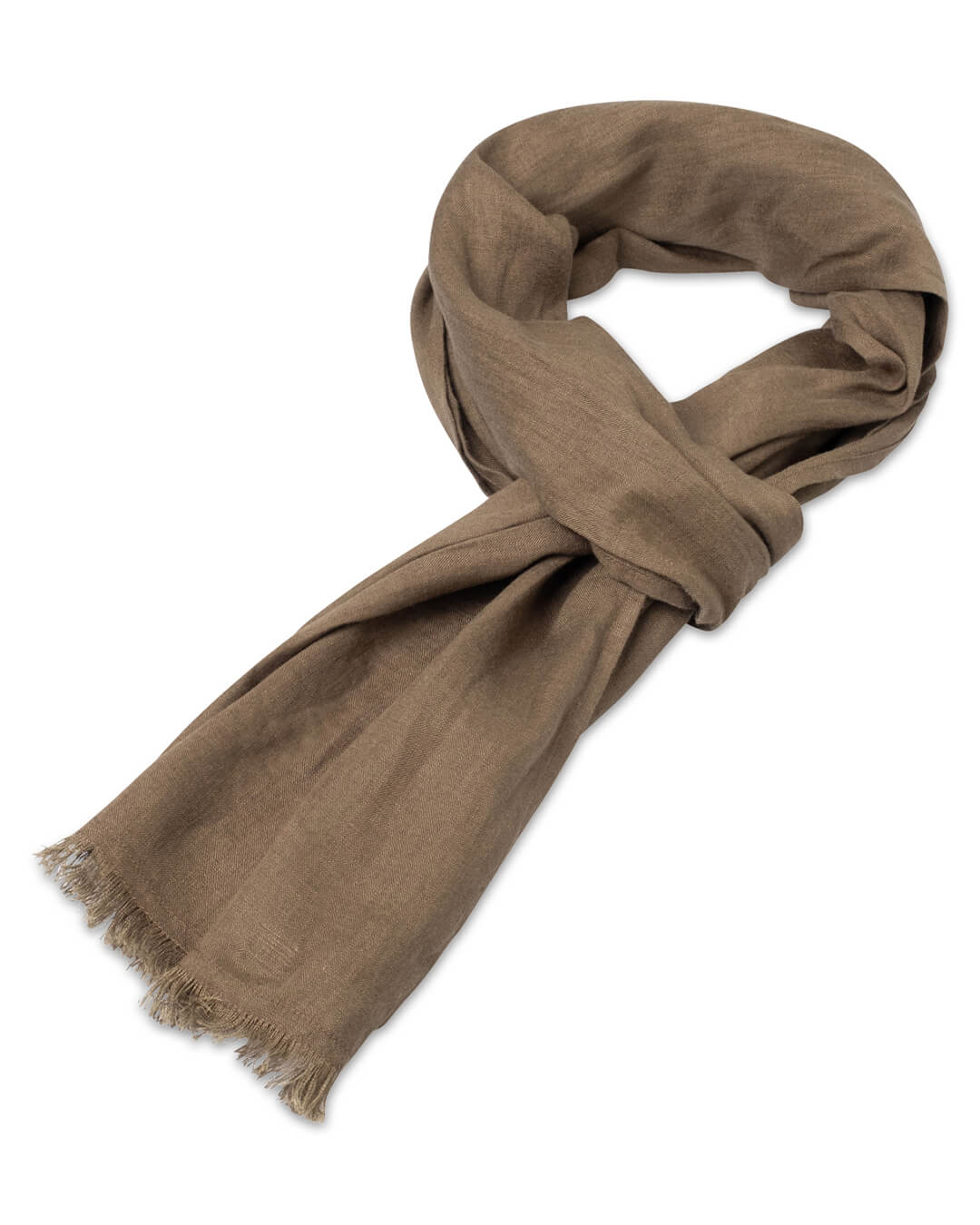 Fynch-Hatton Scarves One Size Fynch-Hatton Linen Scarf Dark Khaki