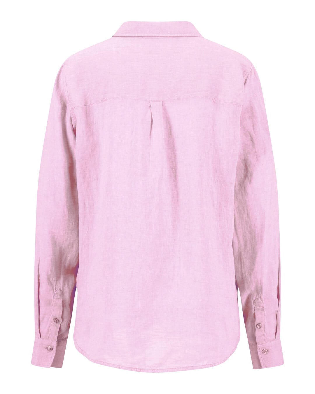 Fynch-Hatton Shirts Fynch-Hatton Blouse Linen Chambray Sorbet Rose