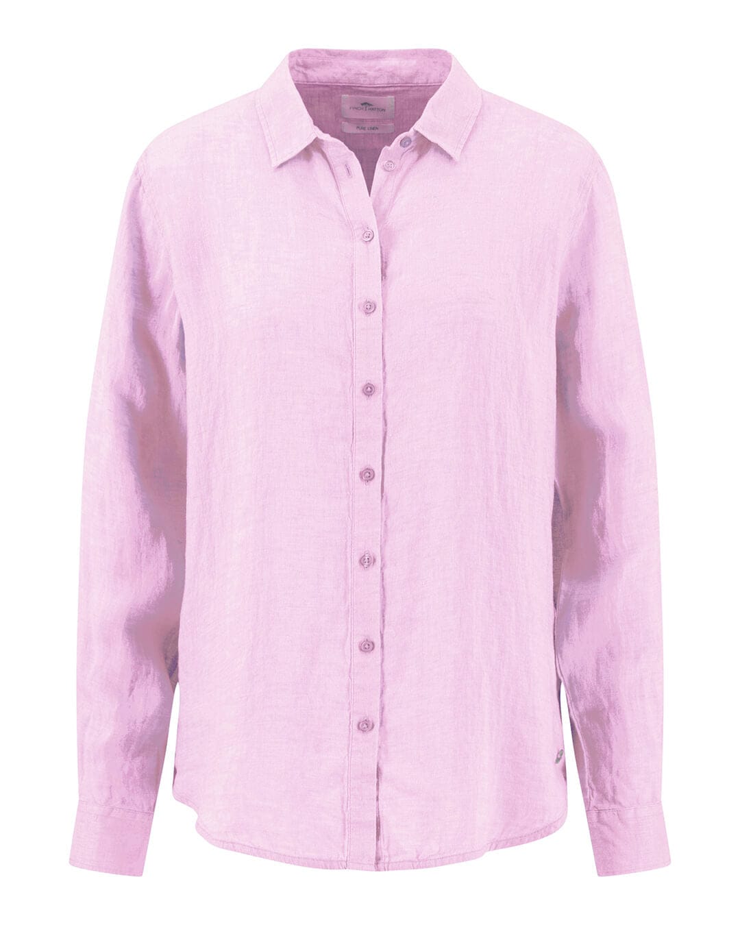 Fynch-Hatton Shirts Fynch-Hatton Blouse Linen Chambray Sorbet Rose