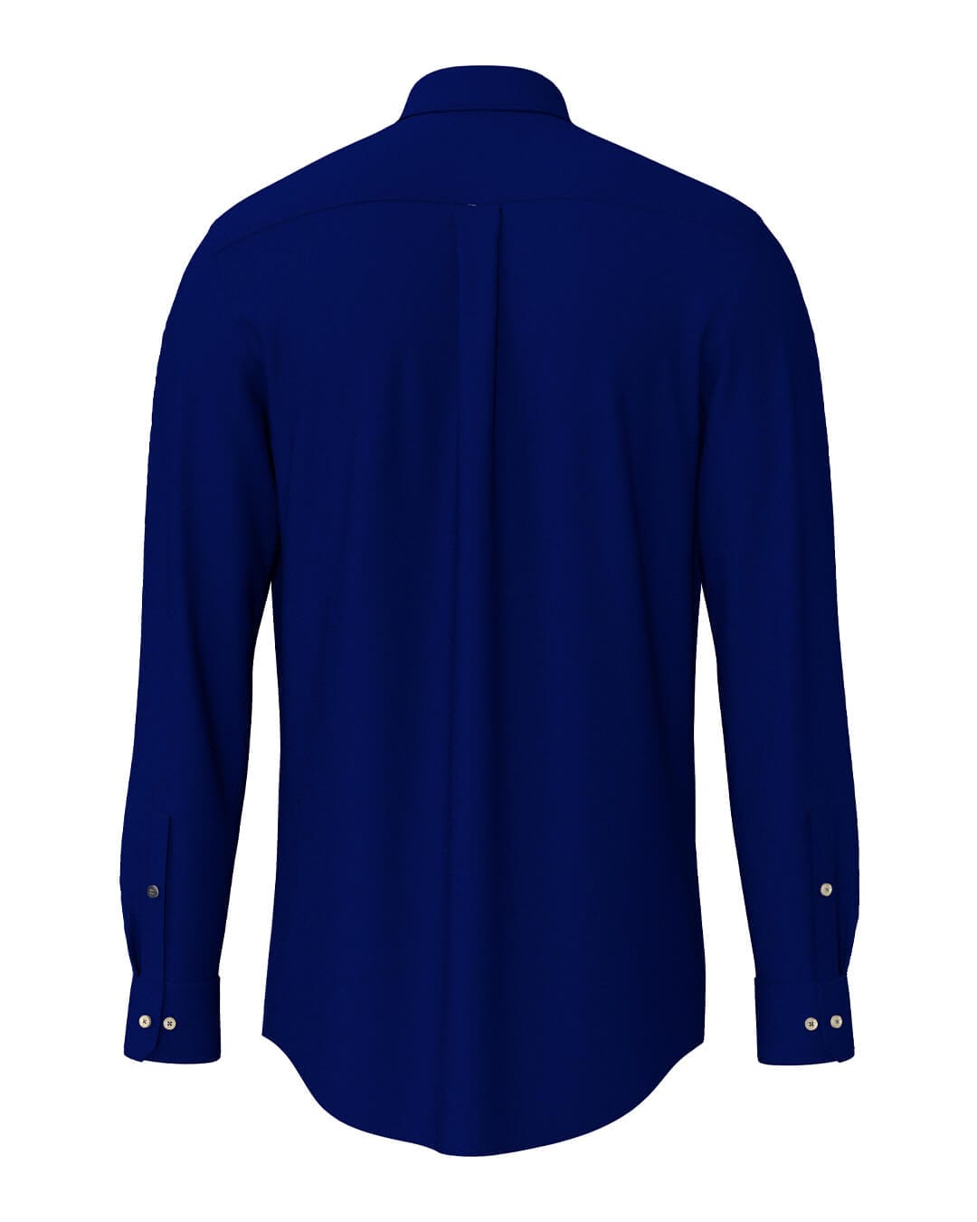 Fynch-Hatton Shirts Fynch-Hatton Blue Fynch-Hatton Washed Oxford Solid Bd Ls Ink Blue F661