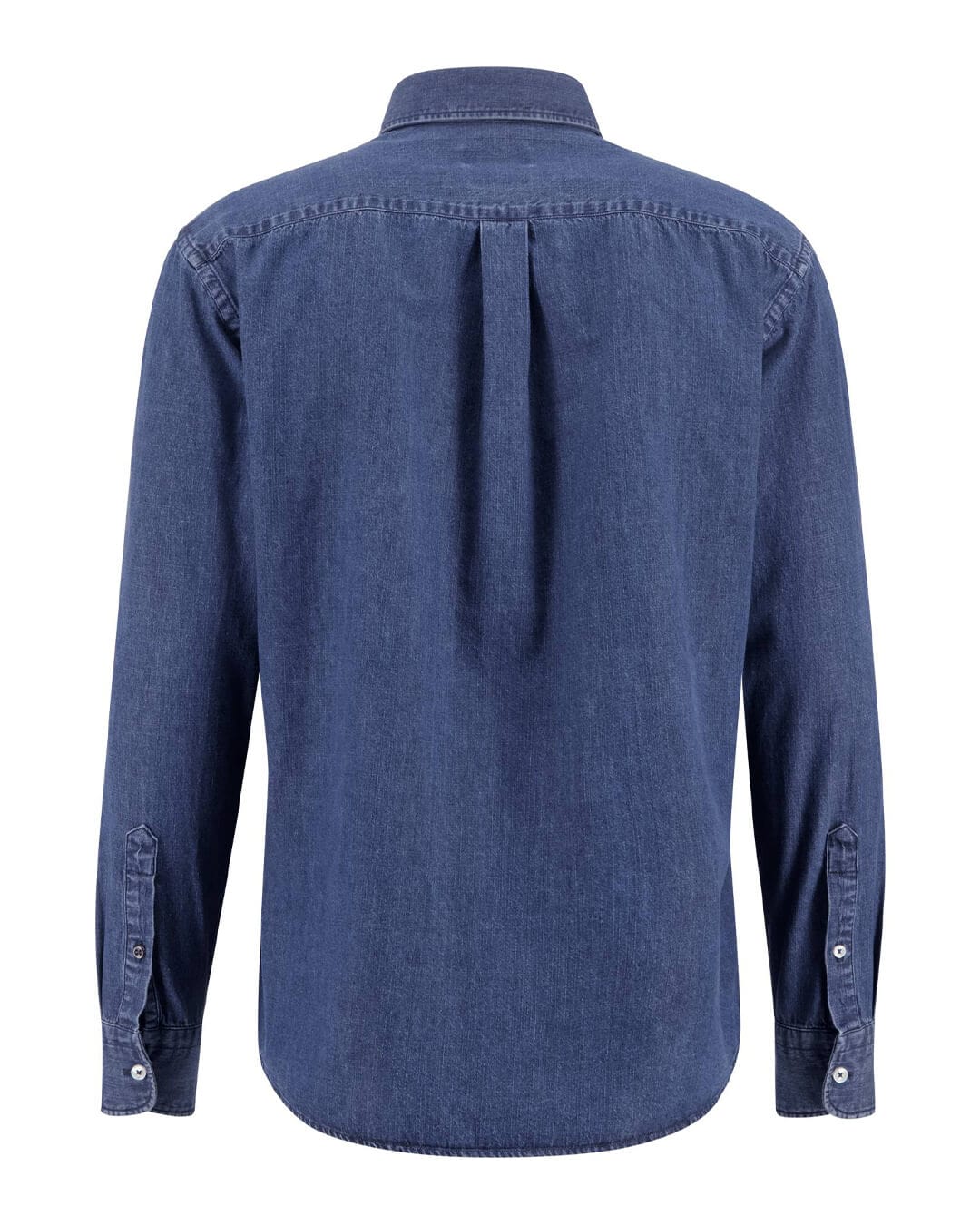 Fynch-Hatton Shirts Fynch-Hatton Blue Long Sleeved Denim Shirt