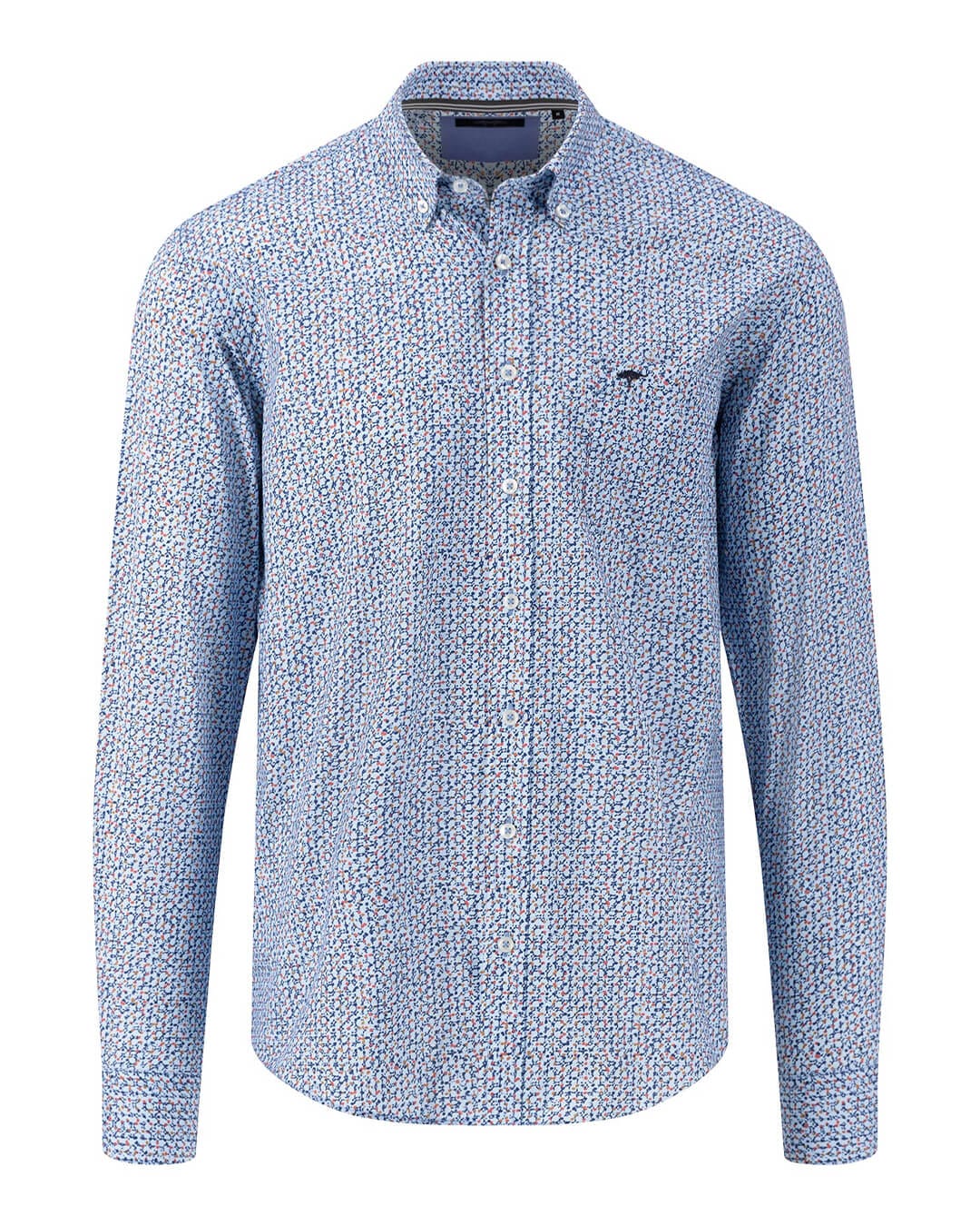 Fynch-Hatton Shirts Fynch-Hatton Blue Modern Prints Shirt