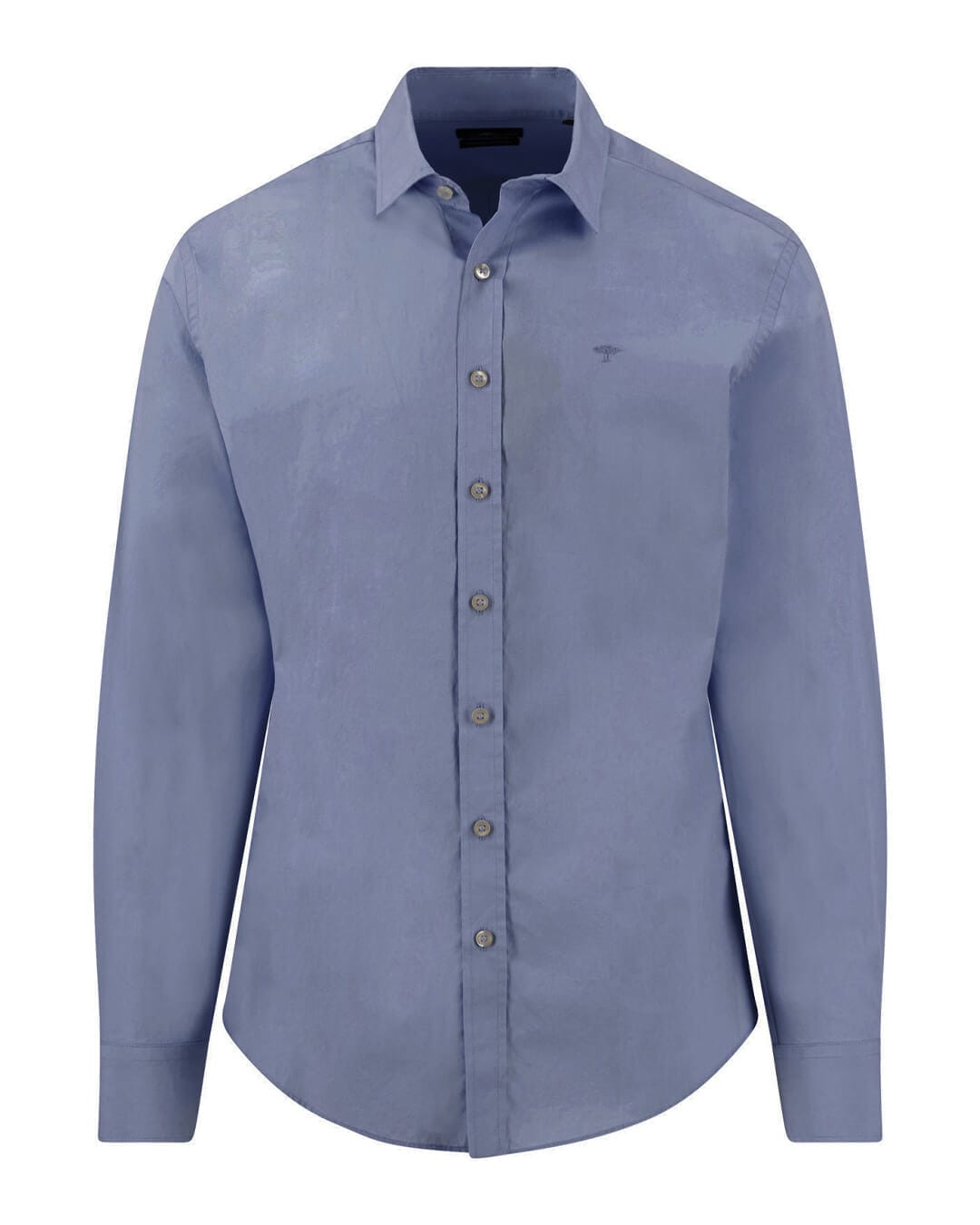 Fynch-Hatton Shirts Fynch-Hatton Essential Poplin Bd Ls Horizon