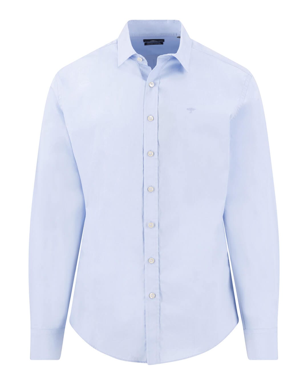 Fynch-Hatton Shirts Fynch-Hatton Essential Poplin Bd Ls New Breeze