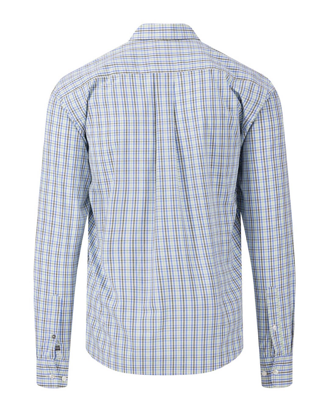 Fynch-Hatton Shirts Fynch-Hatton Green Superfine Combi Checked Shirt