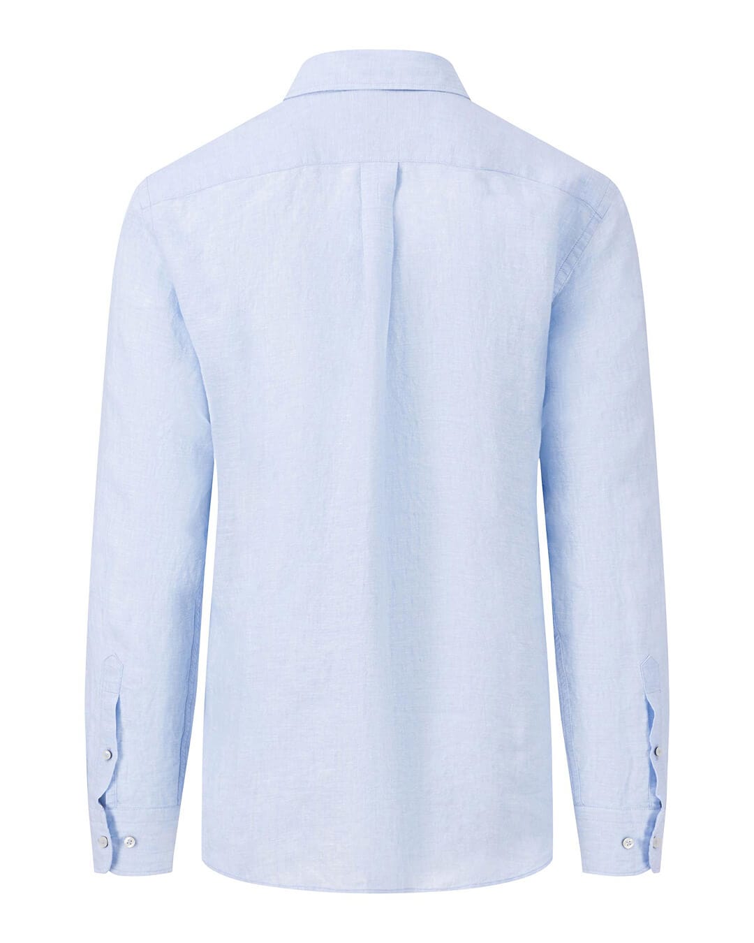 Fynch-Hatton Shirts Fynch-Hatton Light Blue Pure Linen Long Sleeved Shirt