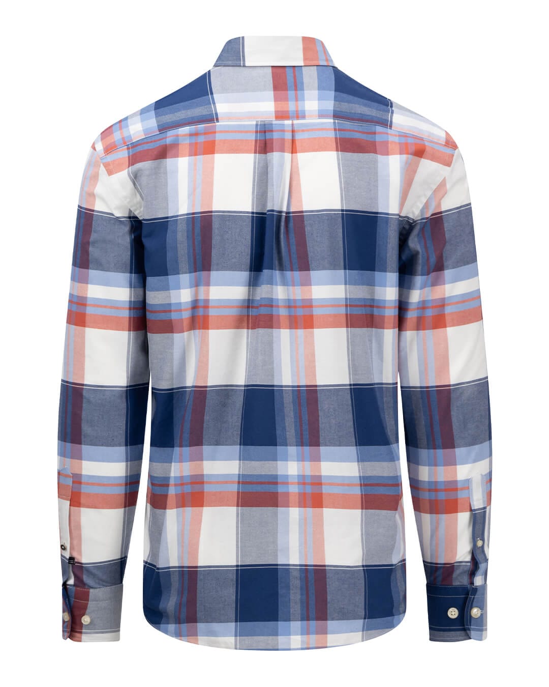 Fynch-Hatton Shirts Fynch-Hatton Navy Checked Oxford Shirt