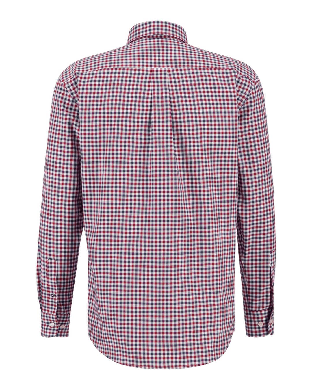 Fynch-Hatton Shirts Fynch-Hatton Navy Combi Print Oxford Shirt