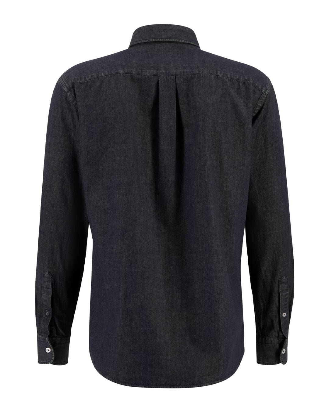 Fynch-Hatton Shirts Fynch-Hatton Navy Long Sleeved Denim Shirt