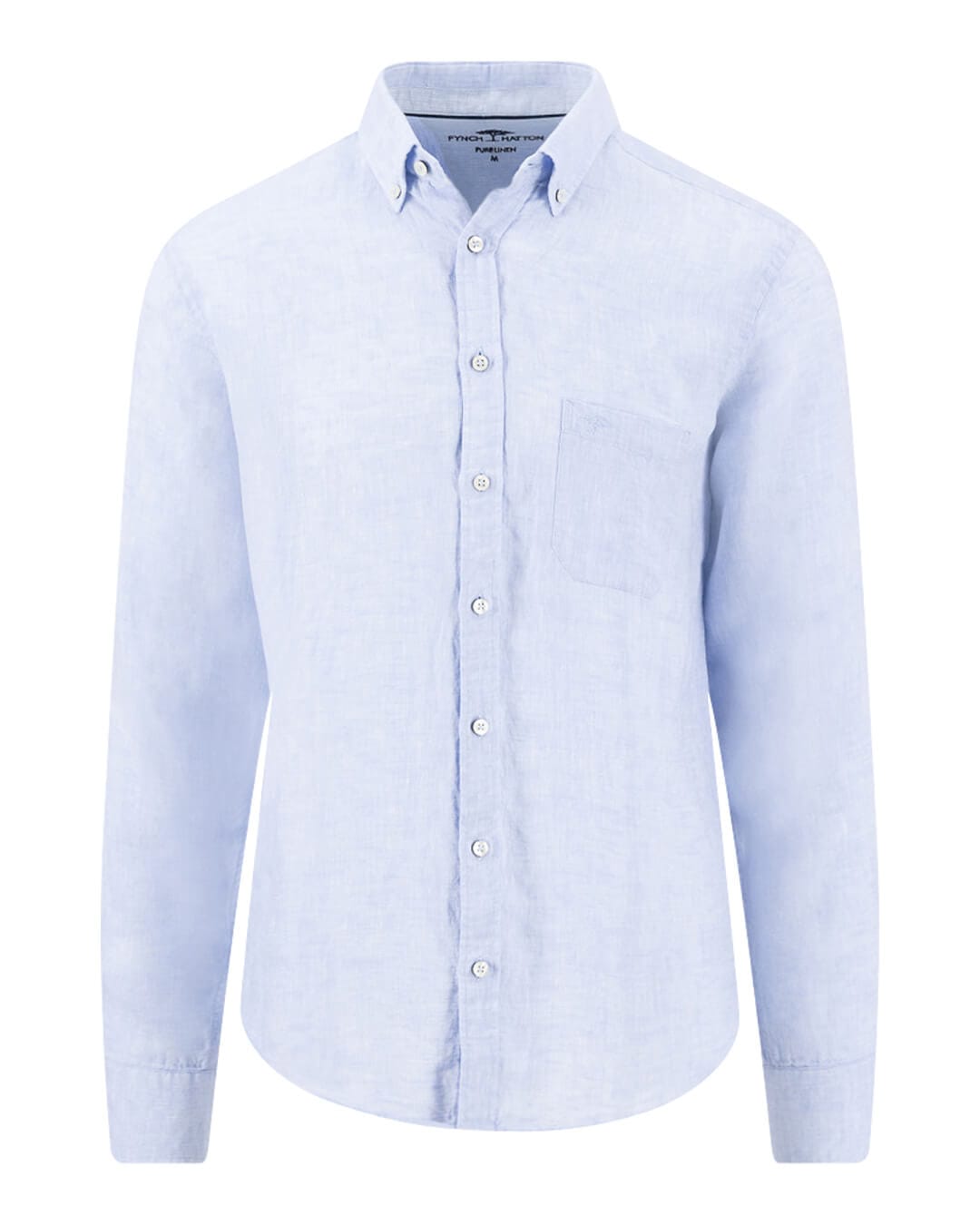 Fynch-Hatton Shirts Fynch-Hatton Premium Linen Bd Ls New Breeze