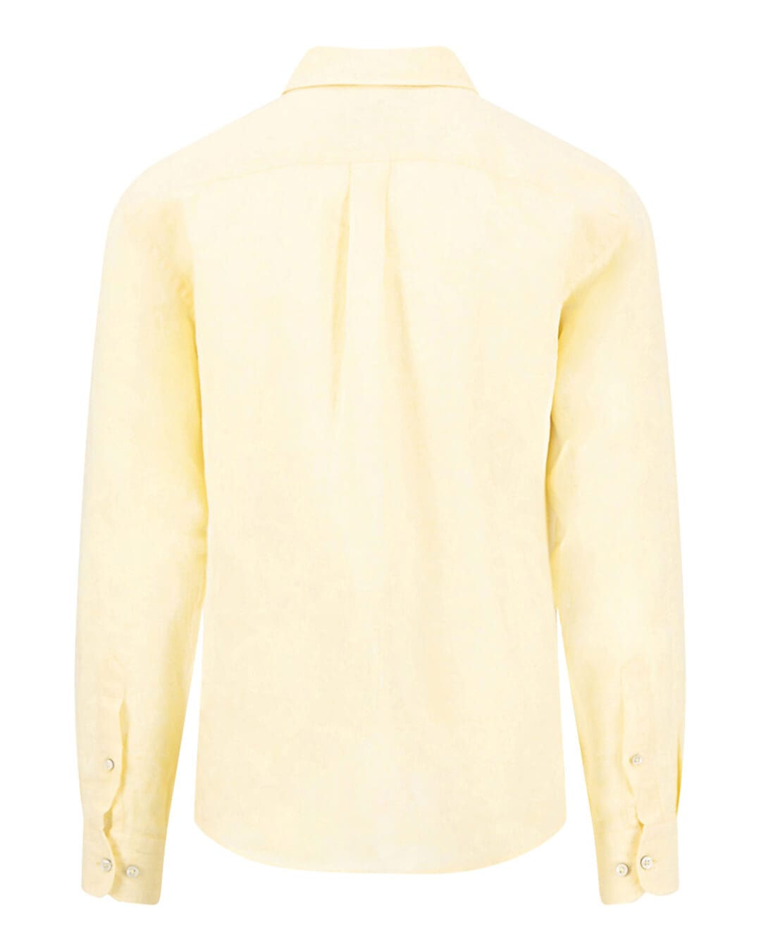 Fynch-Hatton Shirts Fynch-Hatton Premium Linen Bd Ls Pale Yellow