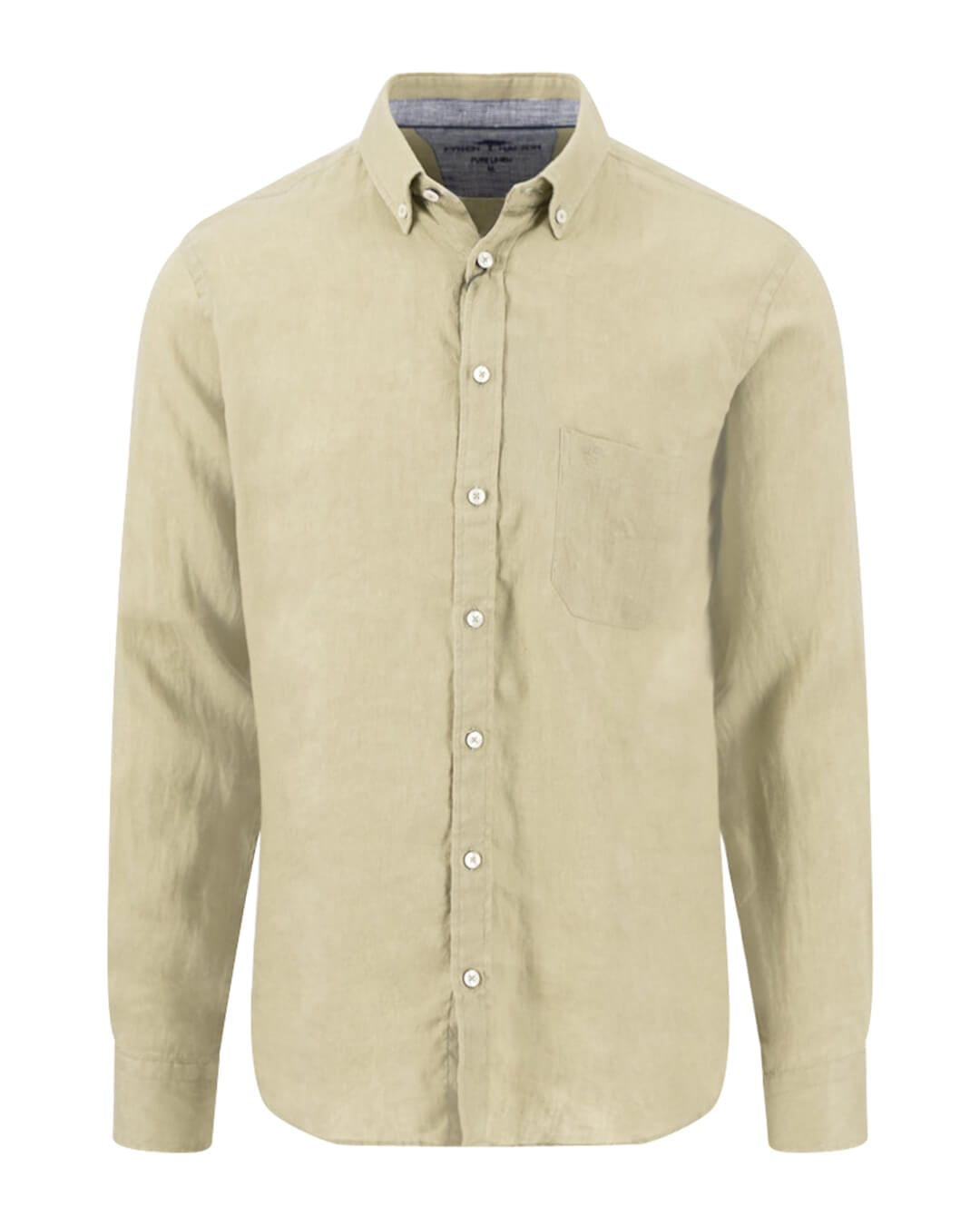 Fynch-Hatton Shirts Fynch-Hatton Premium Linen Bd Ls Pistachio