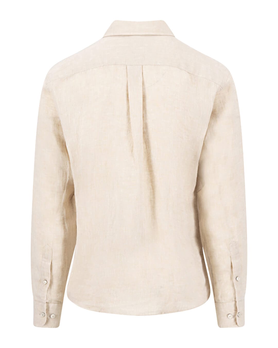 Fynch-Hatton Shirts Fynch-Hatton Premium Linen Bd Ls Sand