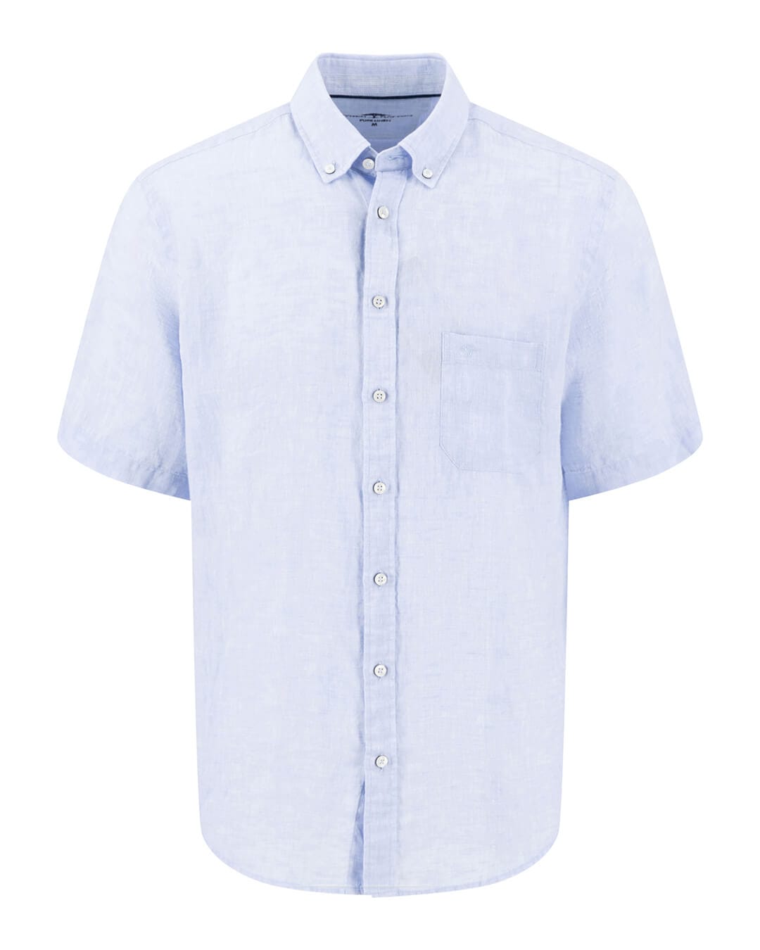 Fynch-Hatton Shirts Fynch-Hatton Premium Linen Bd Ss New Breeze