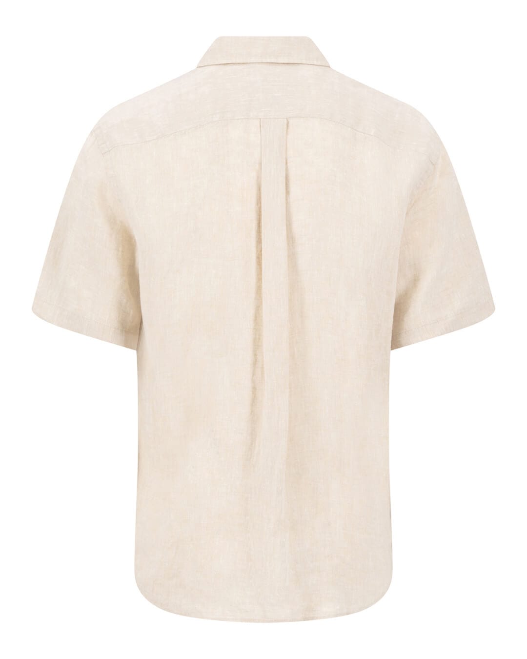 Fynch-Hatton Shirts Fynch-Hatton Premium Linen Bd Ss Sand