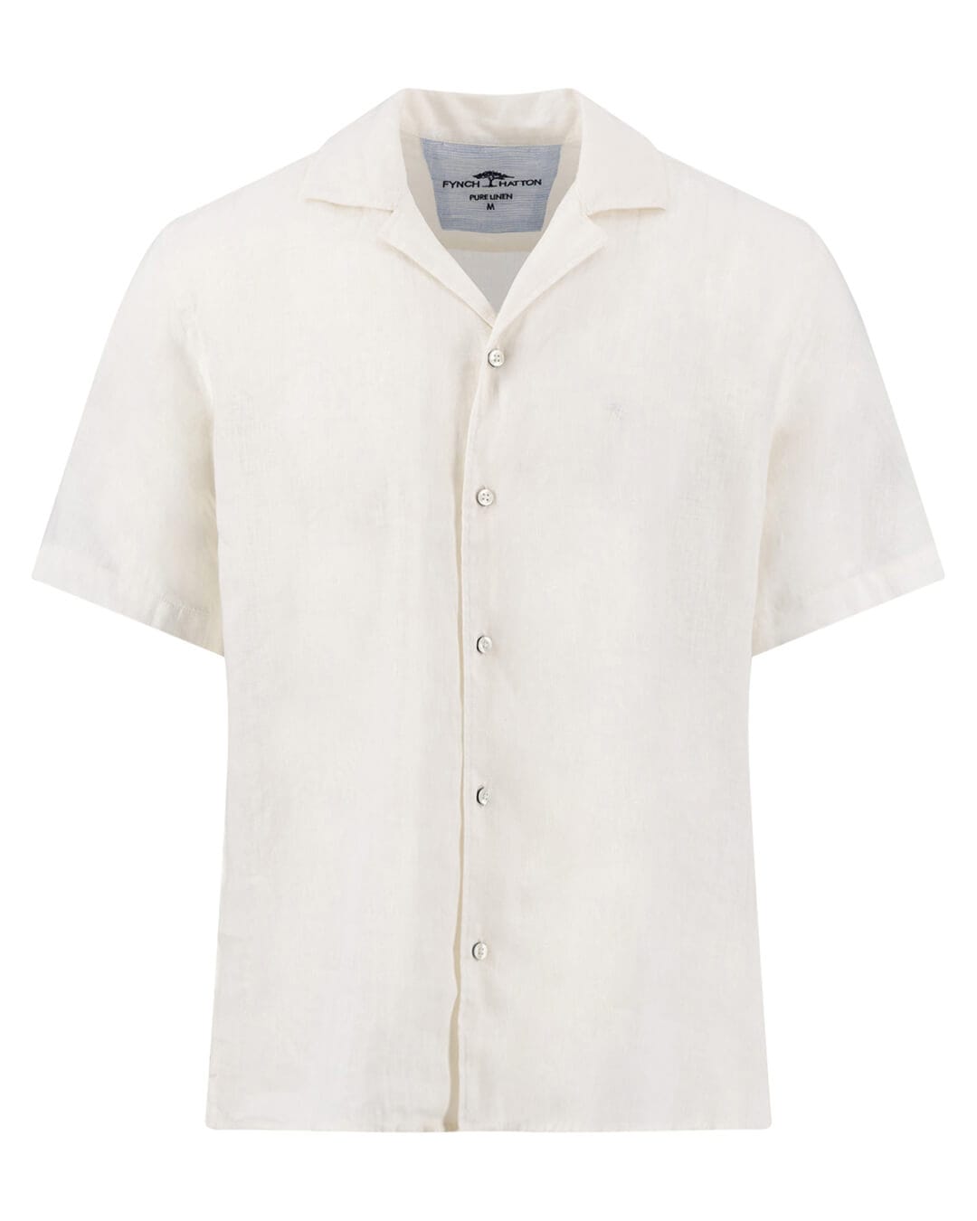 Fynch-Hatton Shirts Fynch-Hatton Premium Linen Resort White Shirt