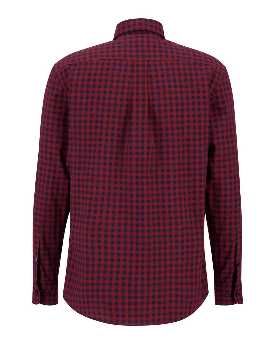 Fynch-Hatton Shirts Fynch-Hatton Red Seasonal Fond Checked Shirt