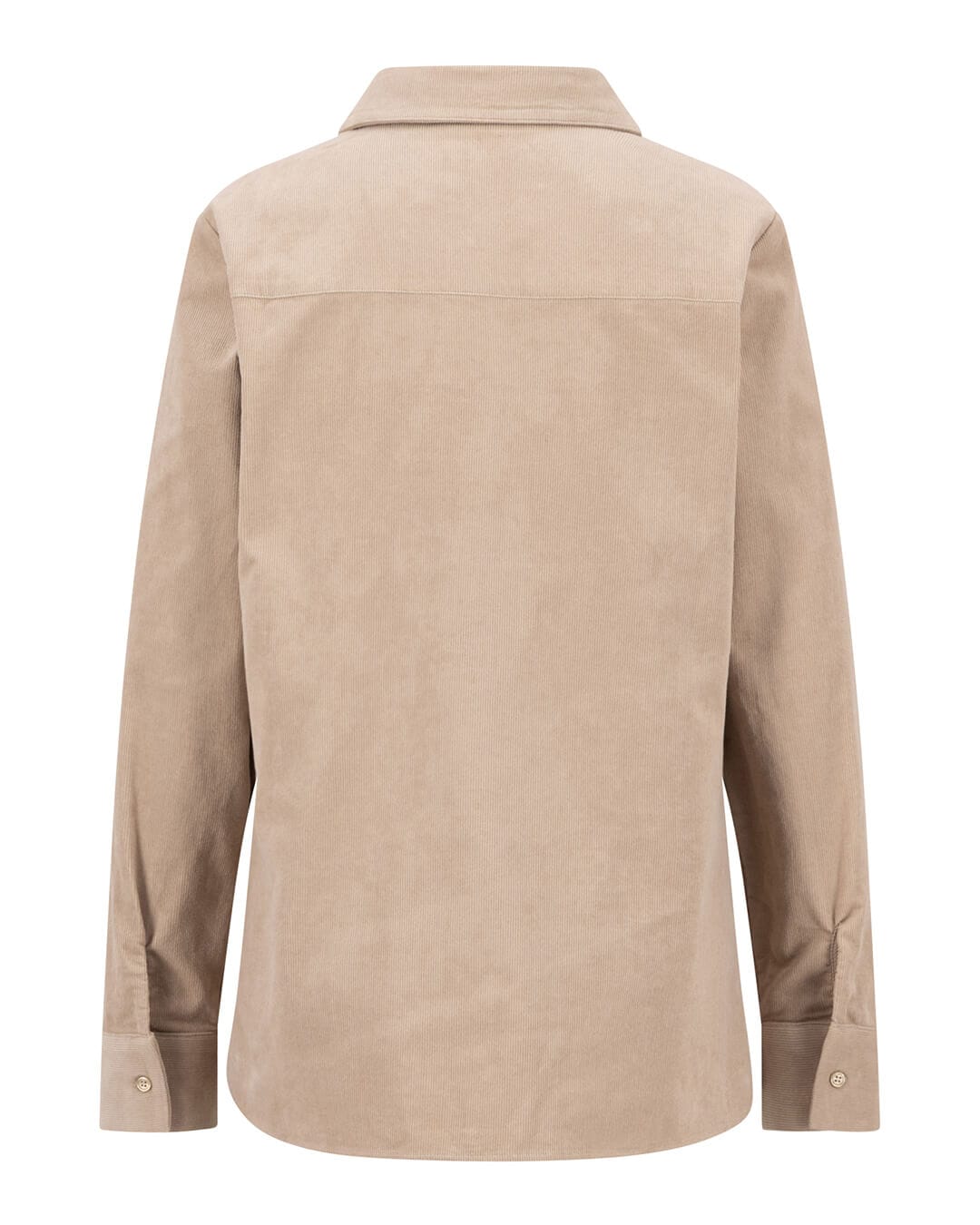 Fynch-Hatton Shirts Fynch-Hatton Taupe Fine Corduroy Blouse