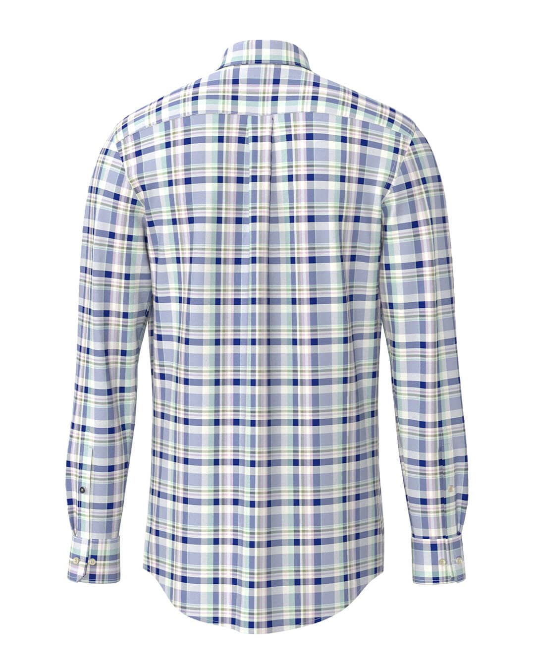 Fynch-Hatton Shirts Fynch-Hatton Washed Oxford Check Bd Ls Mint