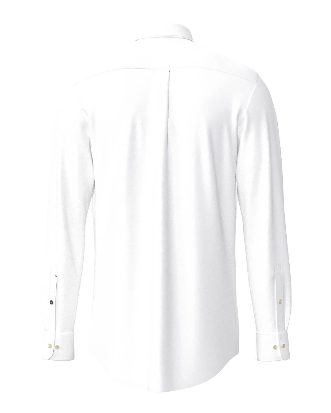 Fynch-Hatton Shirts Fynch-Hatton White Cover Button-Down Long Sleeve Shirt