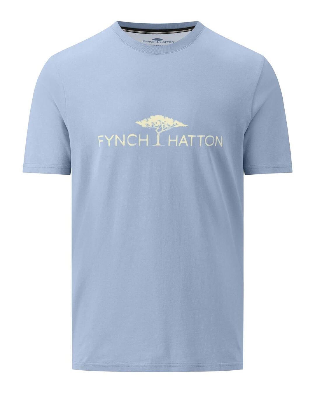 Fynch-Hatton T-Shirts Fynch-Hatton Blue Big Logo T-Shirt