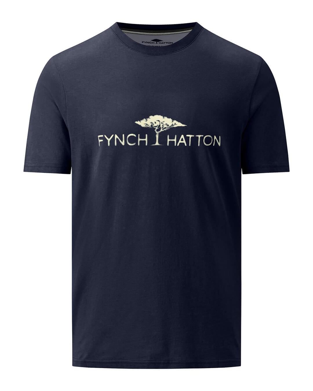 Fynch-Hatton T-Shirts Fynch-Hatton Navy Big Logo T-Shirt