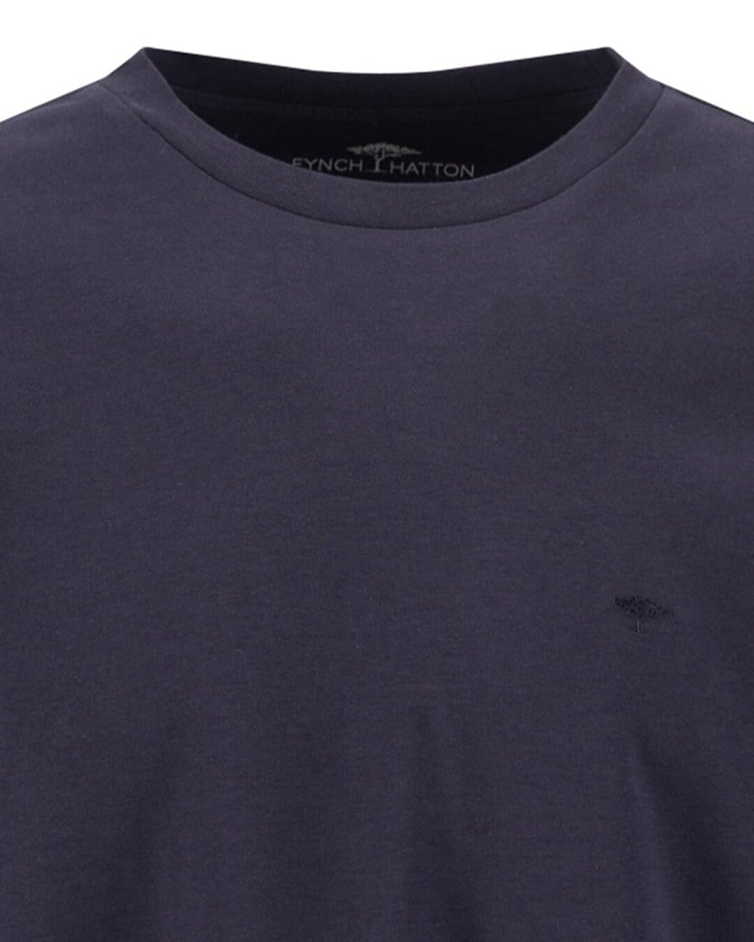 Fynch-Hatton T-Shirts Fynch-Hatton Navy Fynch-Hatton Sanforized T-Shirt Ls Navy F685