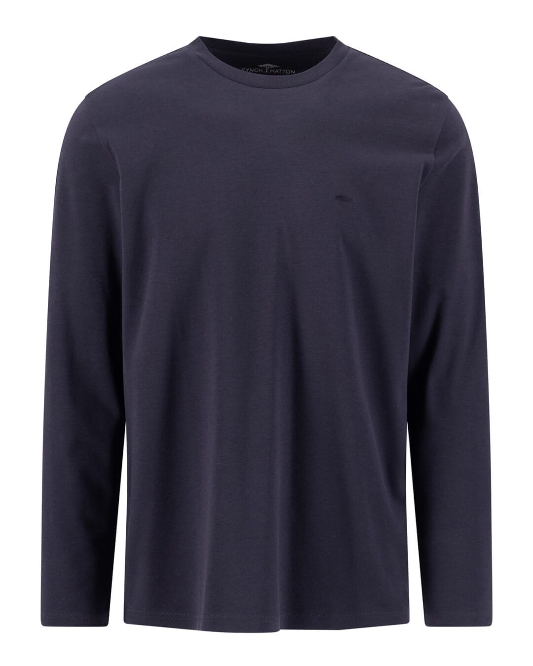 Fynch-Hatton T-Shirts Fynch-Hatton Navy Fynch-Hatton Sanforized T-Shirt Ls Navy F685