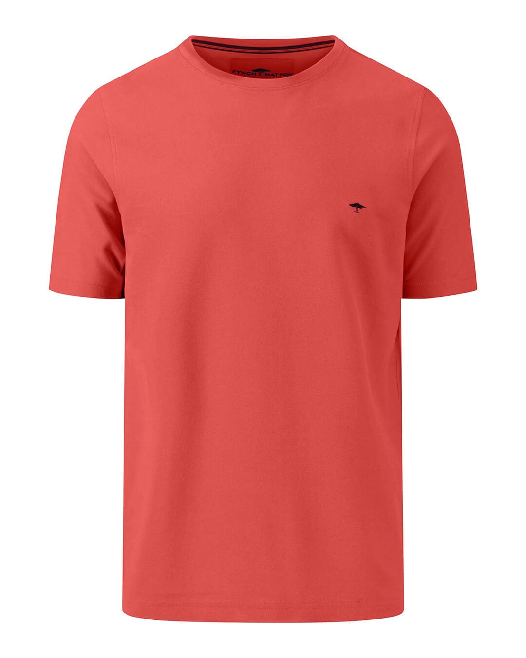 Fynch-Hatton T-Shirts Fynch-Hatton Red Basic Supima Cotton T-Shirt