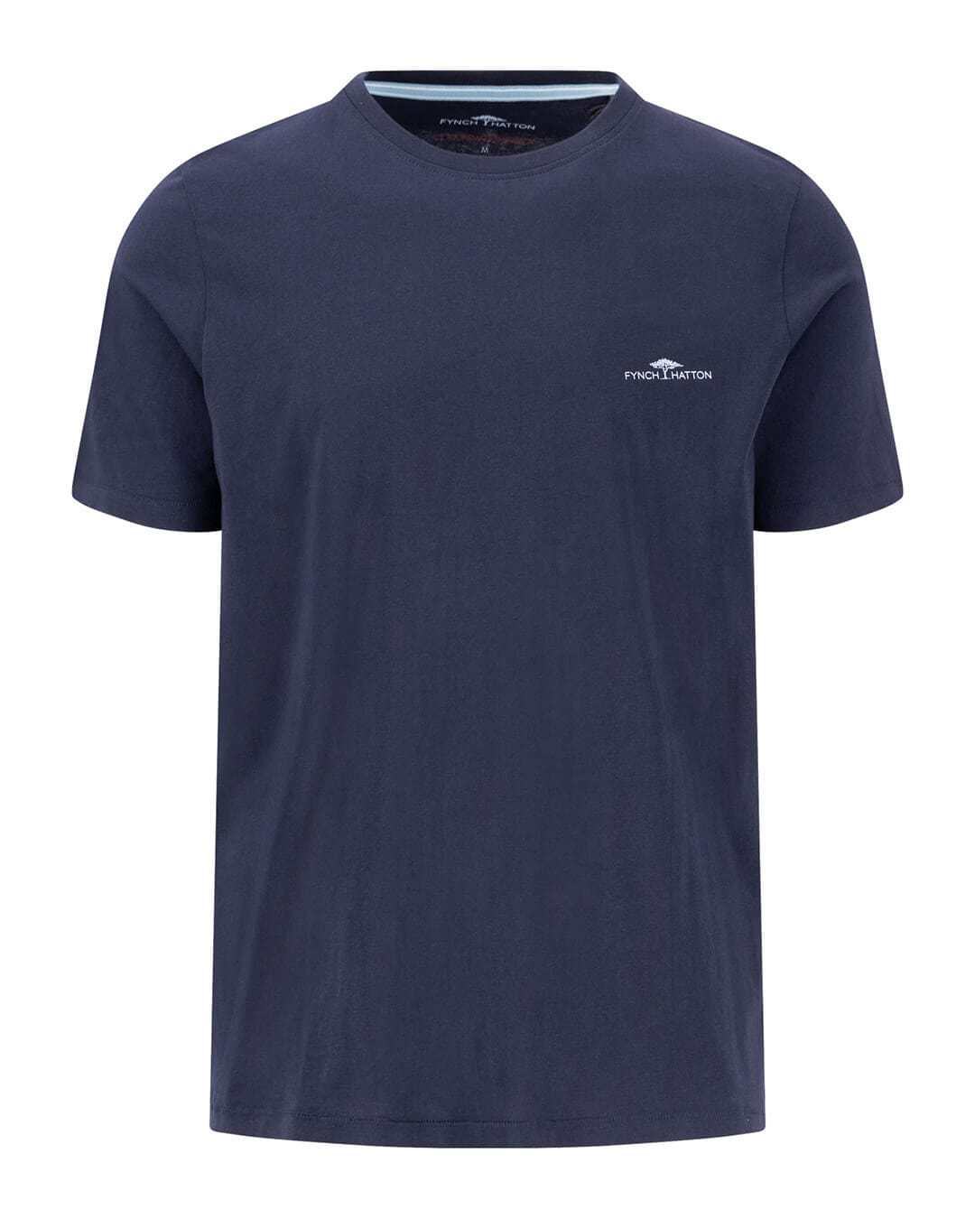 Fynch-Hatton T-Shirts Fynch-Hatton Small Logo Navy T-Shirt