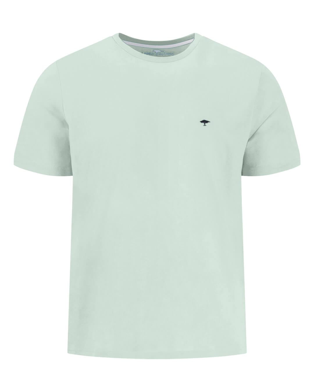 Fynch-Hatton T-Shirts Fynch-Hatton T- Basic Single Jersey Mint Shirt