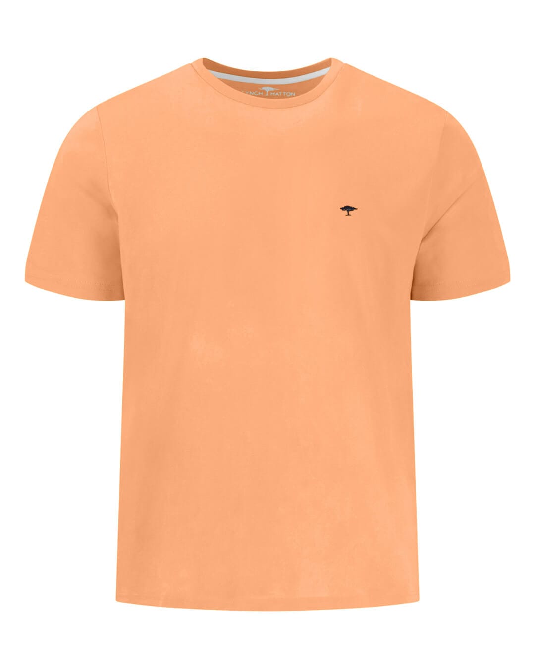 Fynch-Hatton T-Shirts Fynch-Hatton T- Basic Single Jersey Tangerine Shirt