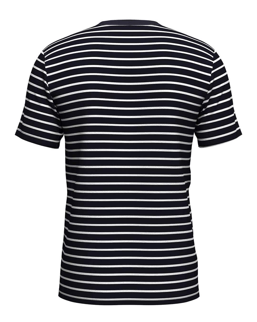 Fynch-Hatton T-Shirts Fynch-Hatton T- Basic Striped Navy Shirt