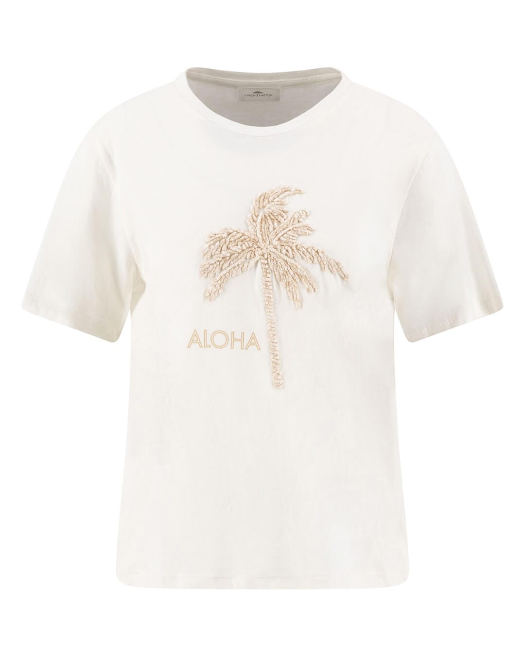 Fynch-Hatton T-Shirts Fynch-Hatton T- Palms Milk Shirt