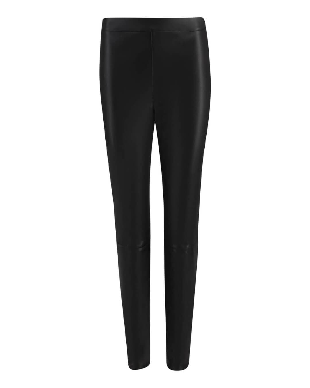 Fynch-Hatton Trousers Fynch-Hatton Black Leather Optic Trousers