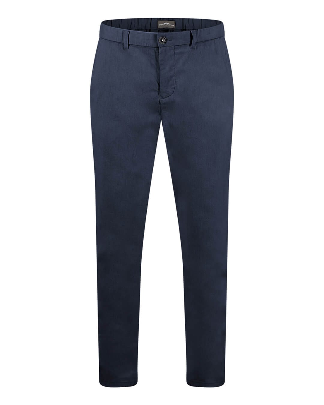Fynch-Hatton Trousers Fynch-Hatton Coli Twotone Structure Chino Dark Navy