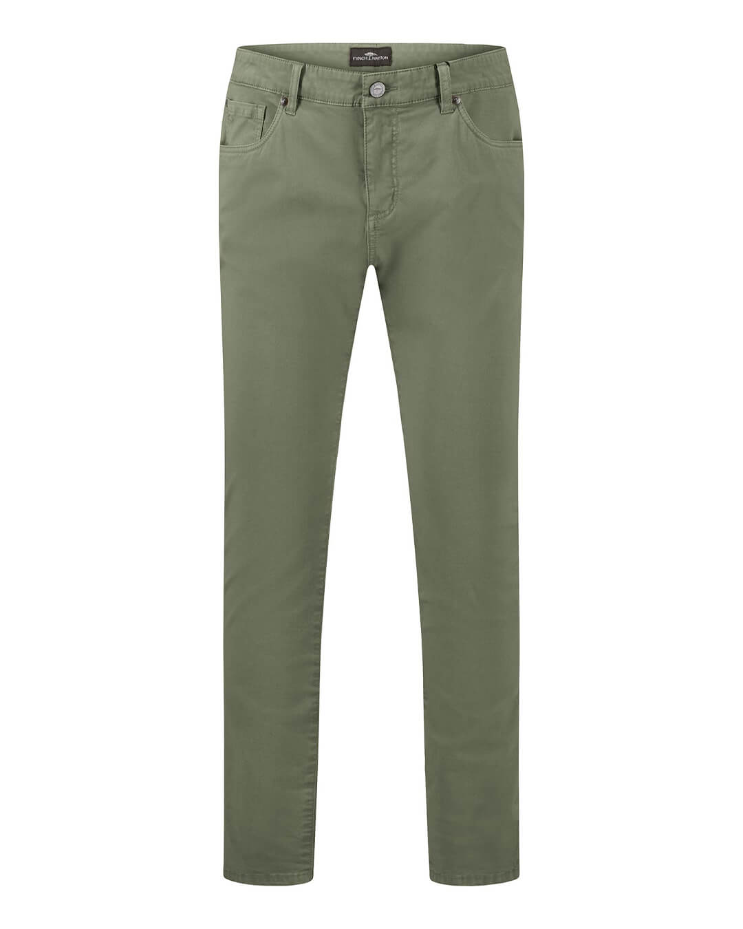 Fynch-Hatton Trousers Fynch-Hatton Green Stretch Five Pockets Trousers