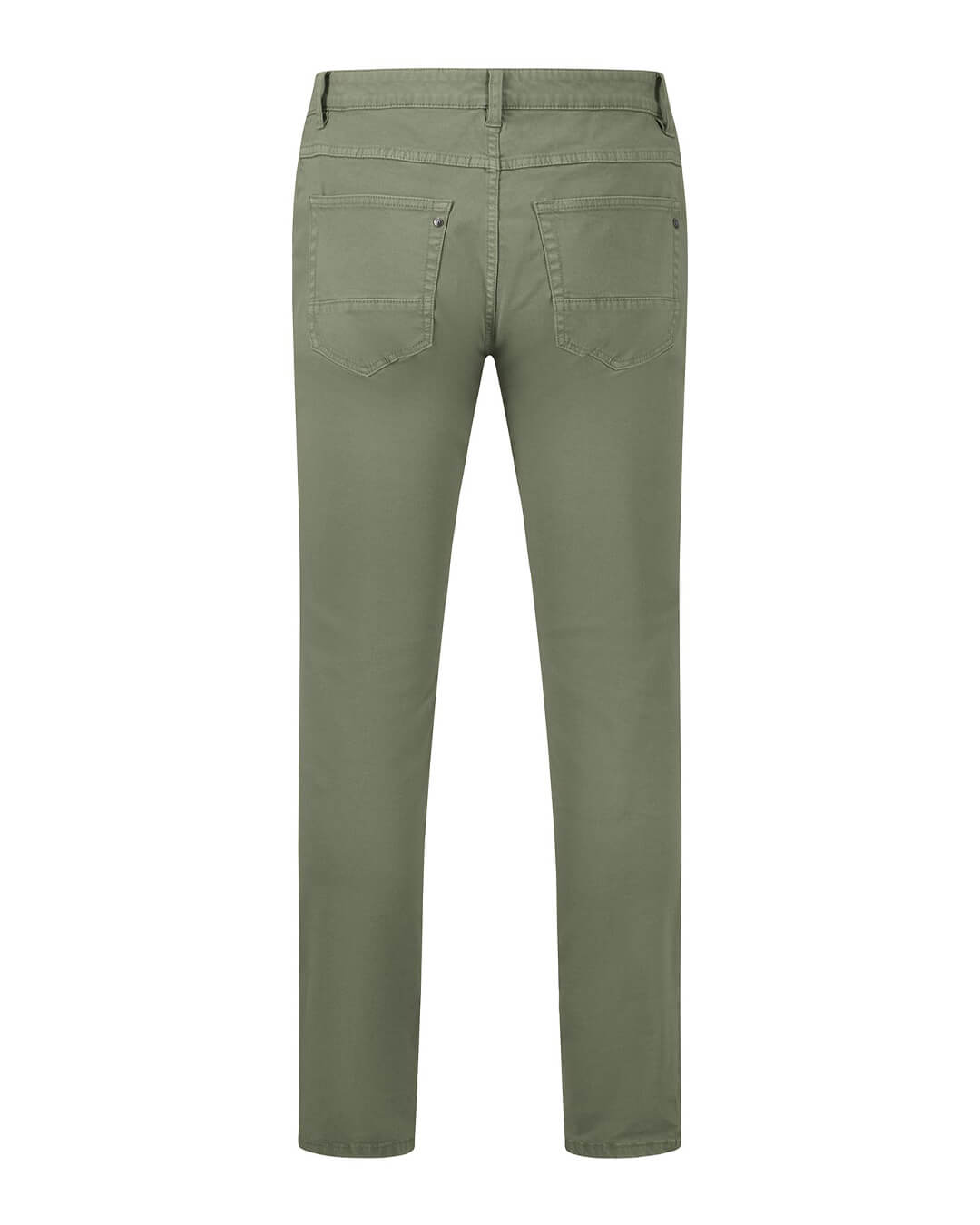 Fynch-Hatton Trousers Fynch-Hatton Green Stretch Five Pockets Trousers