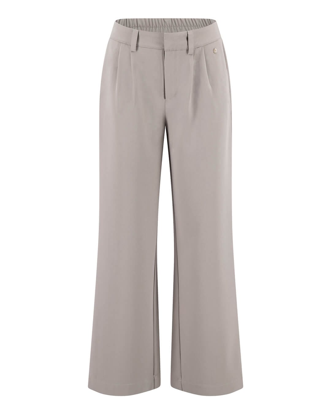 Fynch-Hatton Trousers Fynch-Hatton Pants Wide Light Twill Smoky Beige