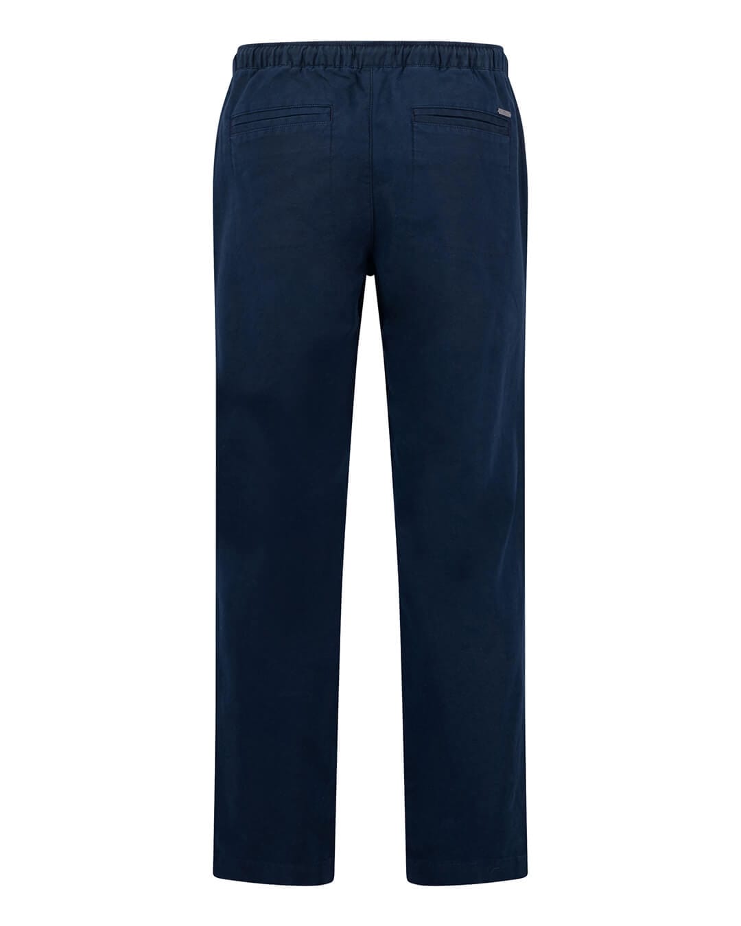 Fynch-Hatton Trousers Fynch-Hatton Twill Drawstring Pants Dark Navy