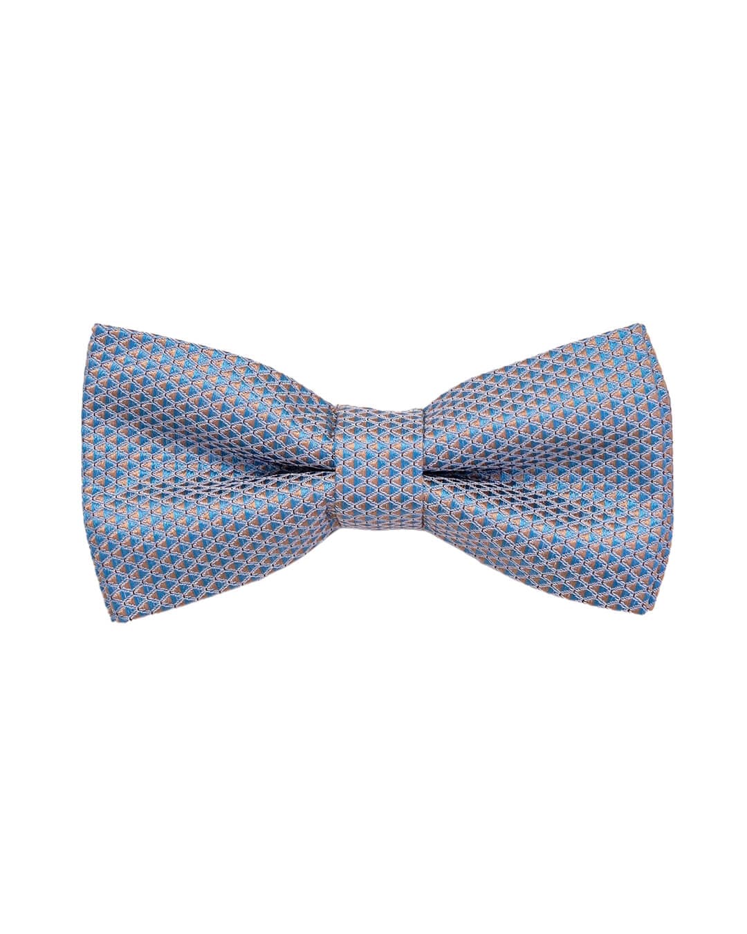 Gagliardi Bow Ties One Size Gagliardi Blue Diamond Italian Silk Bow Tie