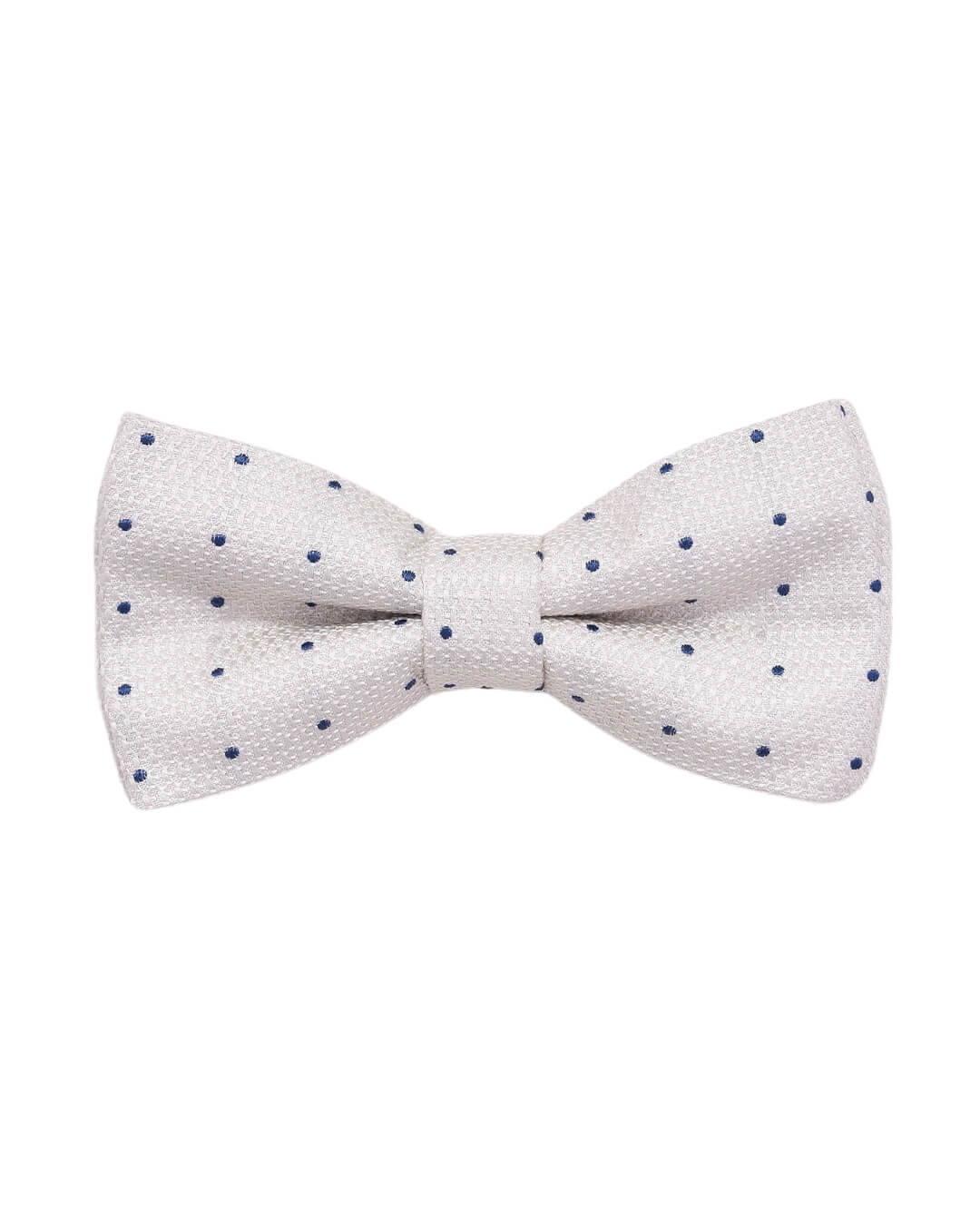 Gagliardi Bow Ties One Size Gagliardi White Textured Spot Italian Silk Bow Tie