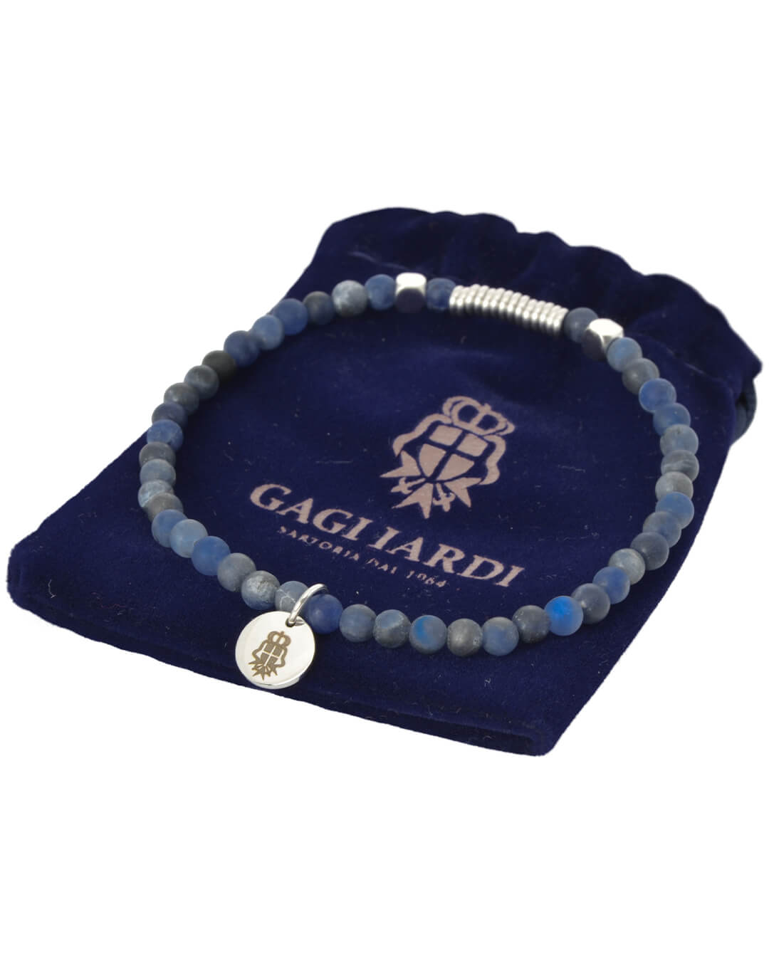 Gagliardi Bracelets Gagliardi Blue Beaded Bracelet