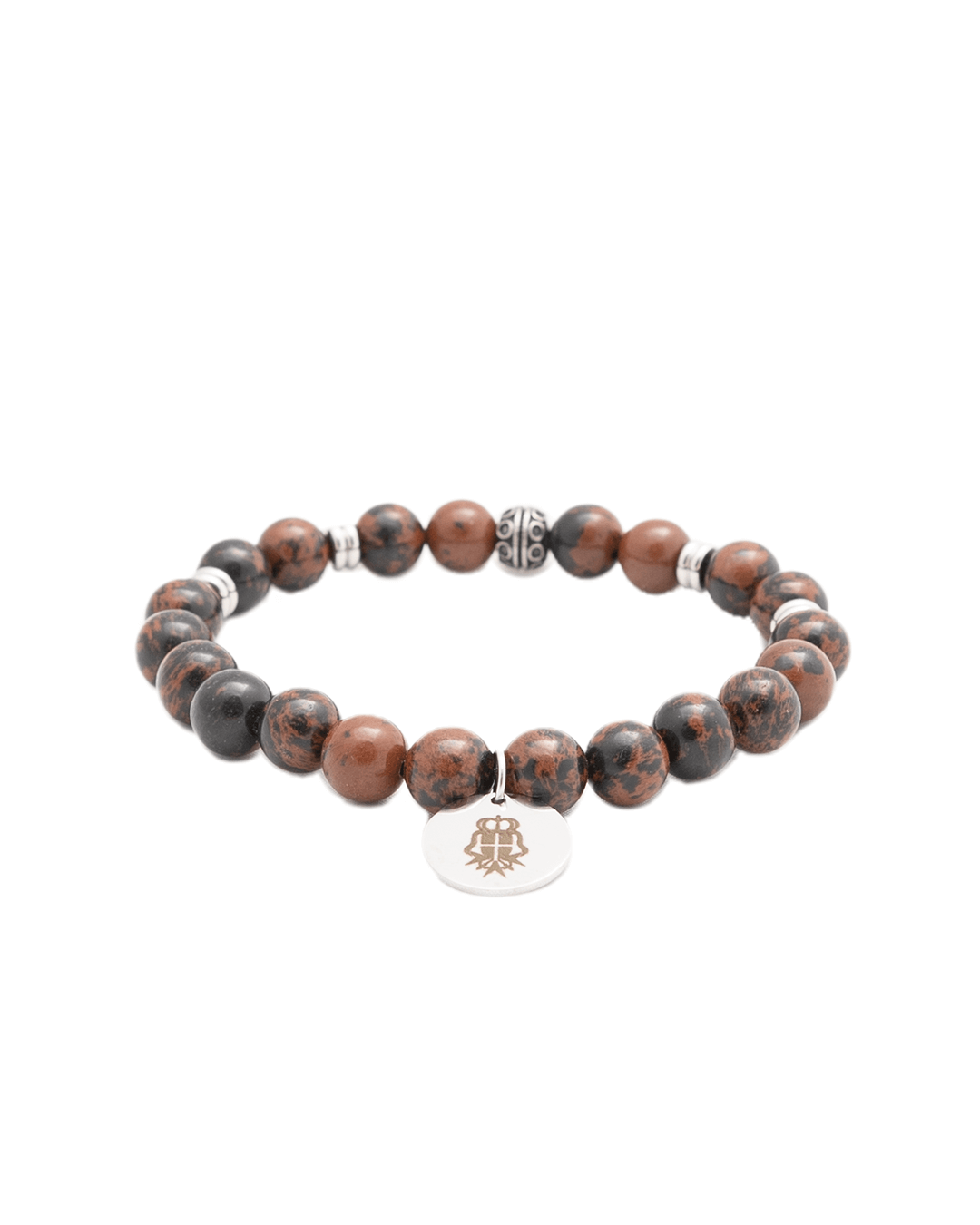 Gagliardi Bracelets Gagliardi Brown Gemstone Bead Bracelet