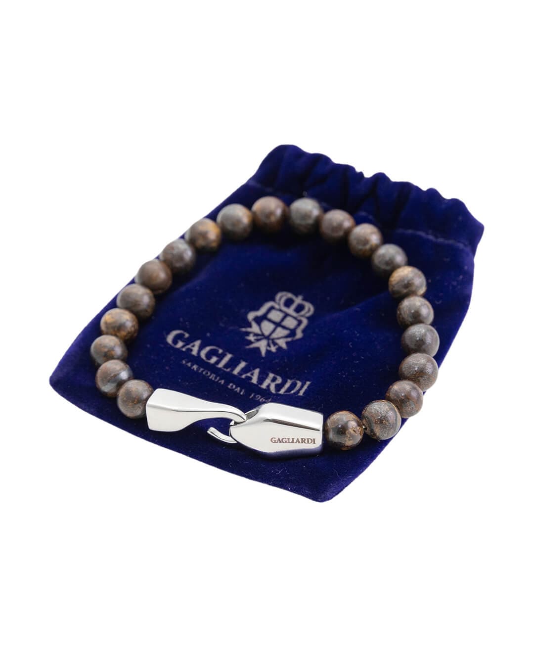Gagliardi Bracelets One Size Gagliardi Brown Gemstone Bracelet