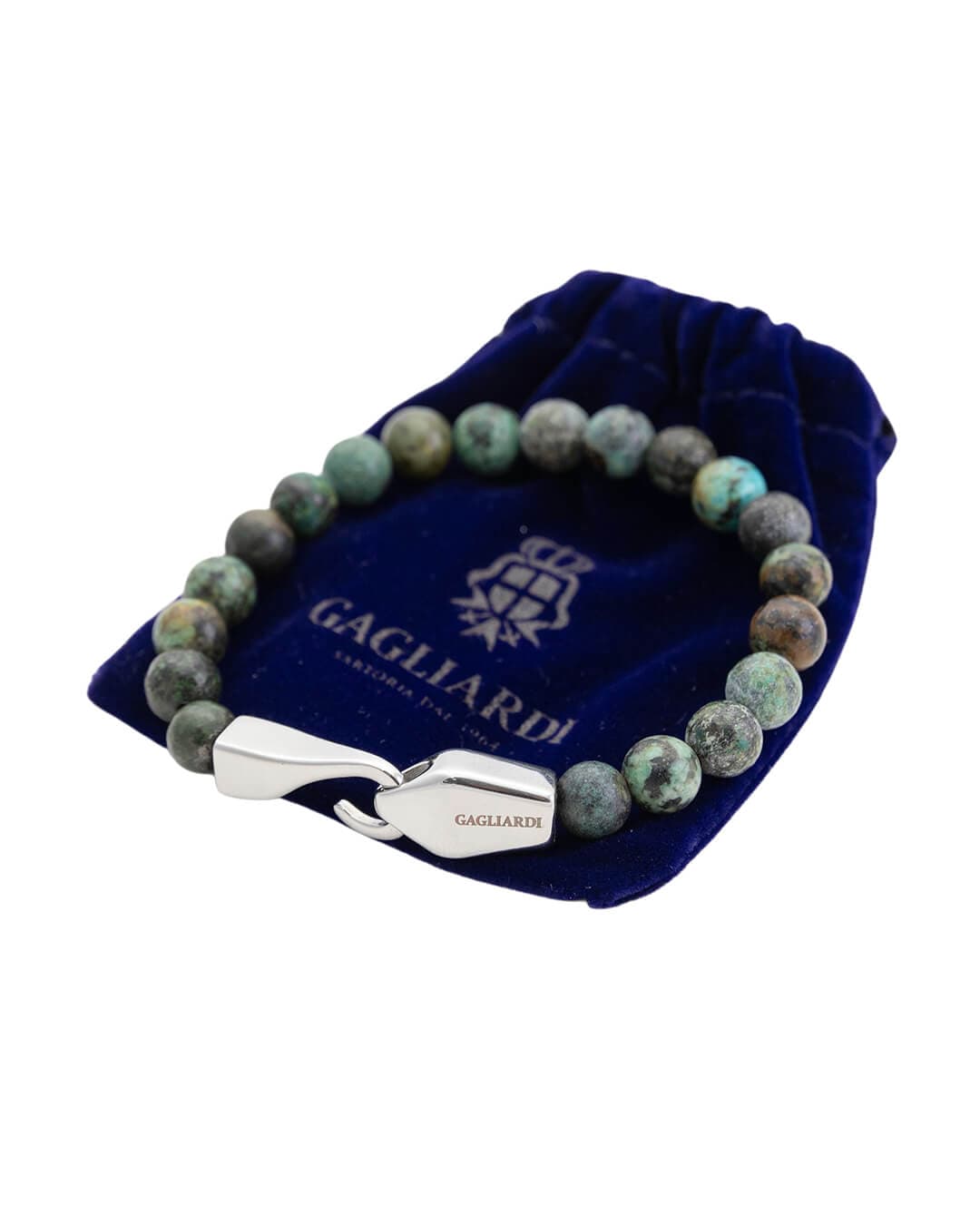 Gagliardi Bracelets One Size Gagliardi Green Gemstone Bracelet