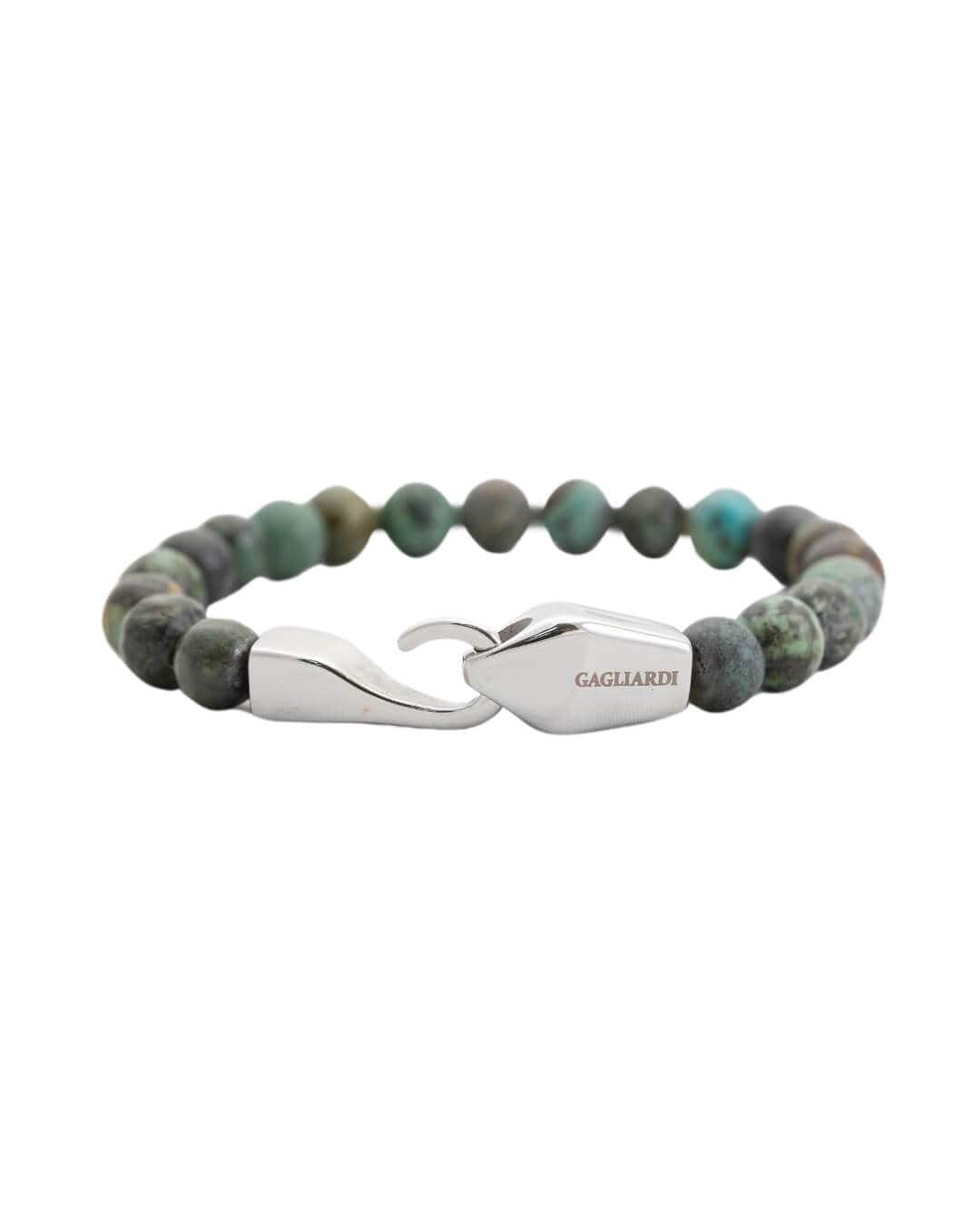 Gagliardi Bracelets One Size Gagliardi Green Gemstone Bracelet