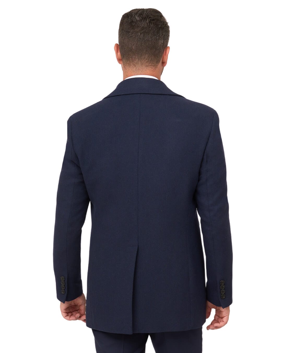 Gagliardi Coats Gagliardi Navy Wool Blend Peacoat