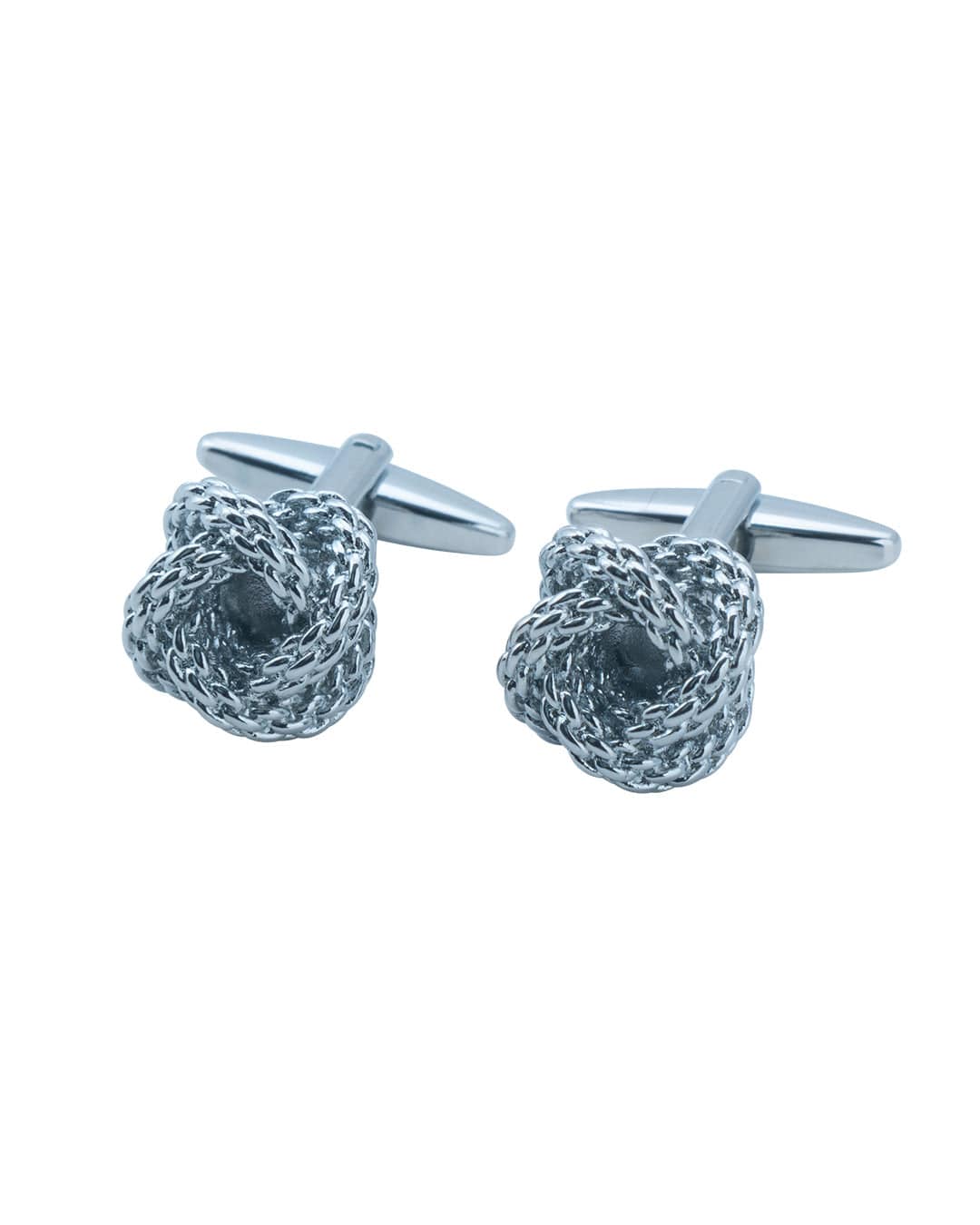 Gagliardi Cufflinks ONE Gagliardi Silver Knotted Rope Cufflinks