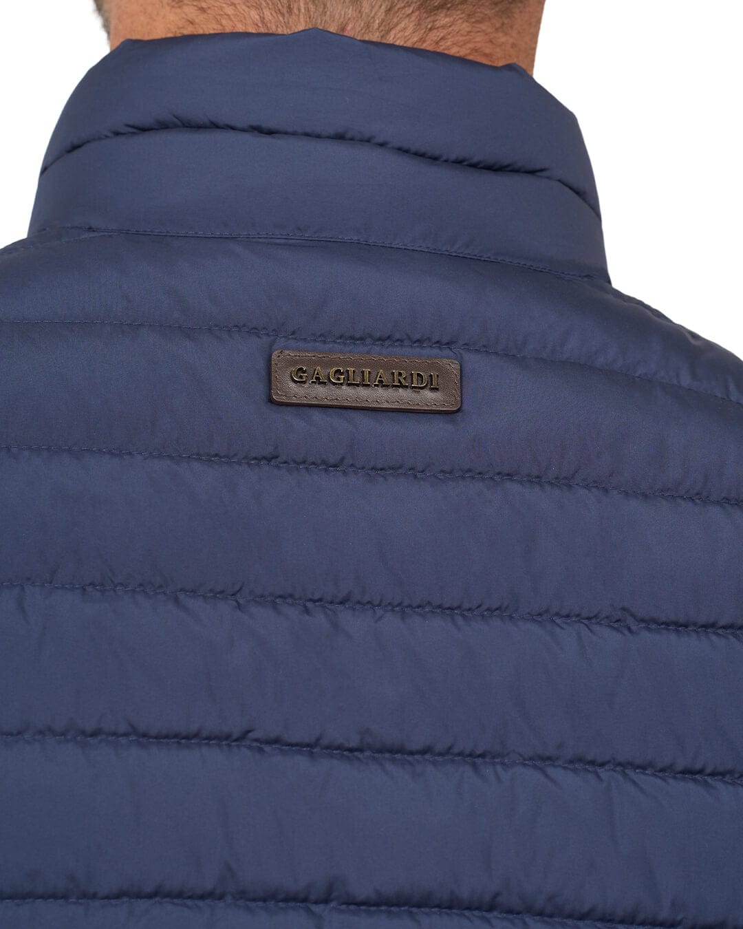 Gagliardi Gilets Gagliardi Navy Wadded Gilet